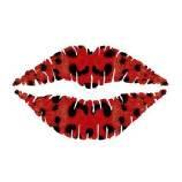 Lippen Tattoo «Red Cheetha