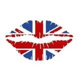 Lippen Tattoo «Union Jack»