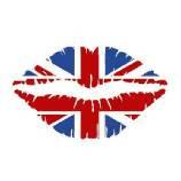 Lippen Tattoo «Union Jack»