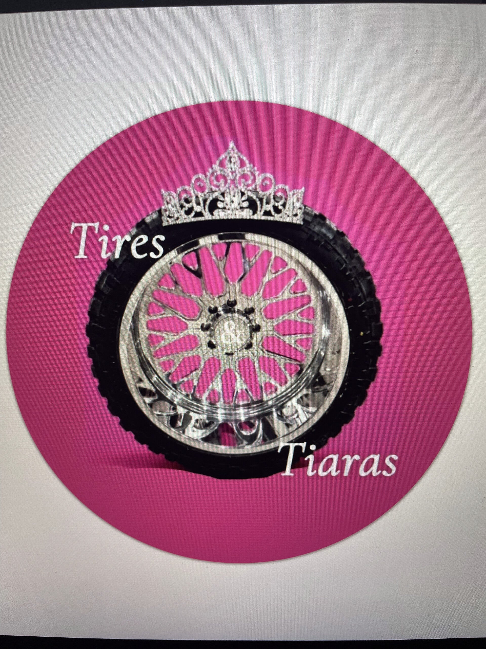 circle logo decal
