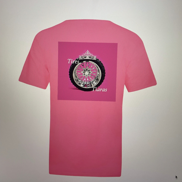 pink logo shirt