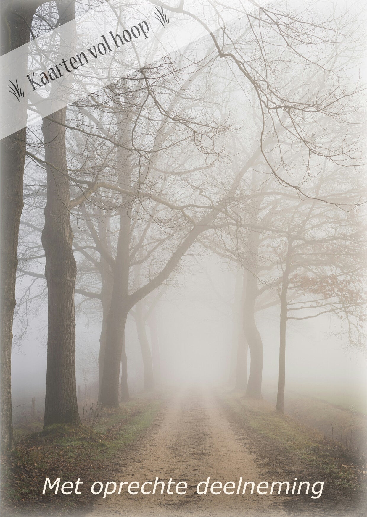 Met oprechte deelneming