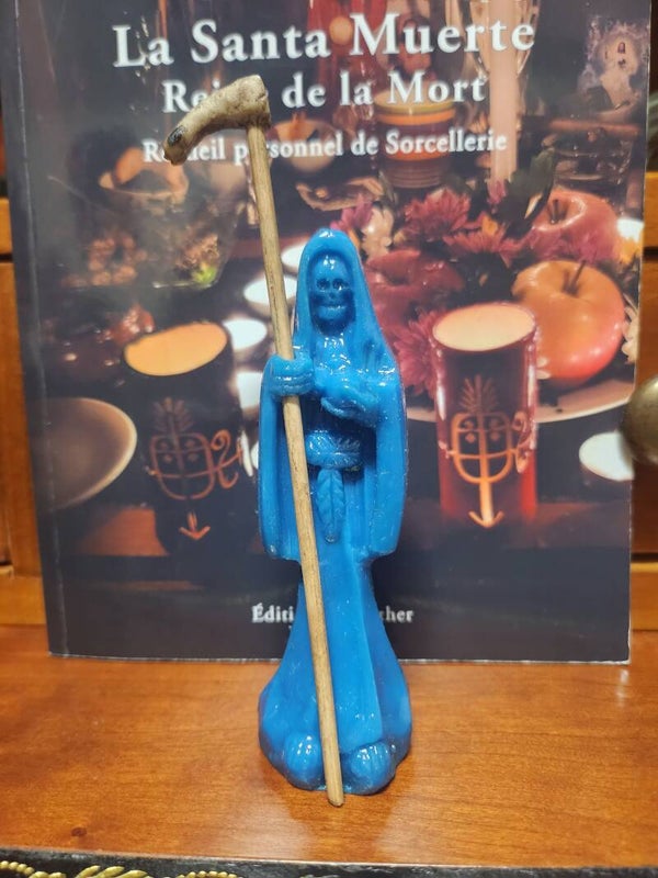 Santa Muerte 10cm azul