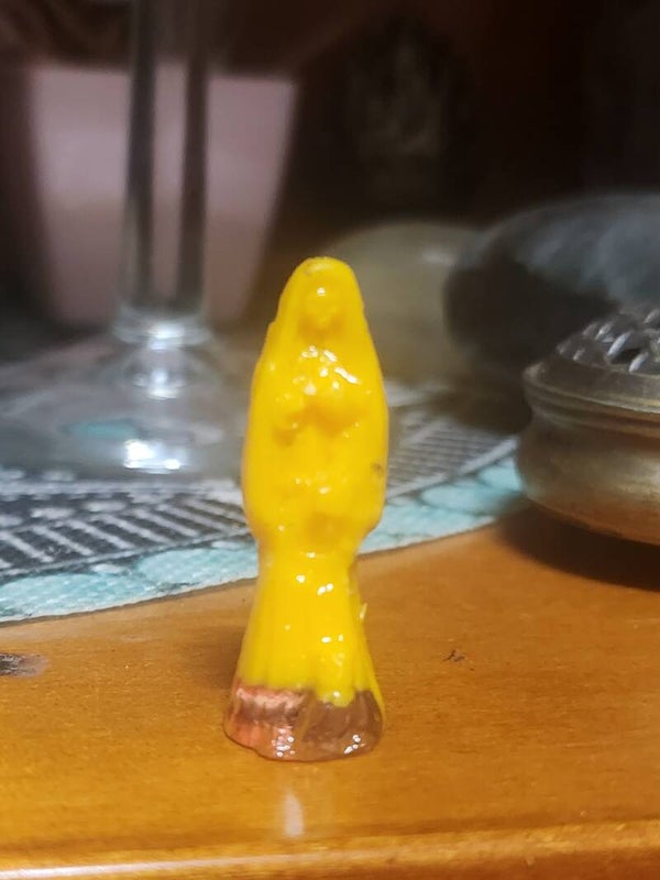 Santa Muerte amarilla 3,5cm