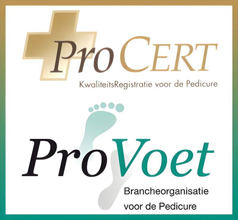 Aangesloten bij Pro Voet en Pro Cert registratie