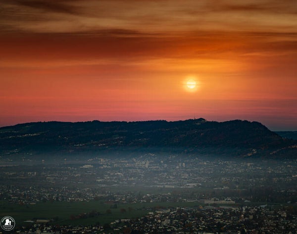 Vollmond über Pfänder