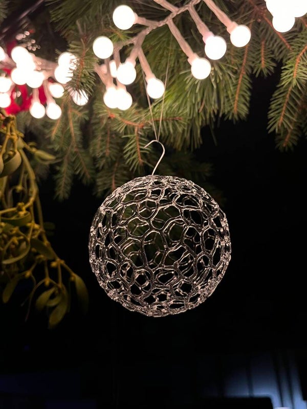 Ornamenty KULA - szklana bombka świąteczna