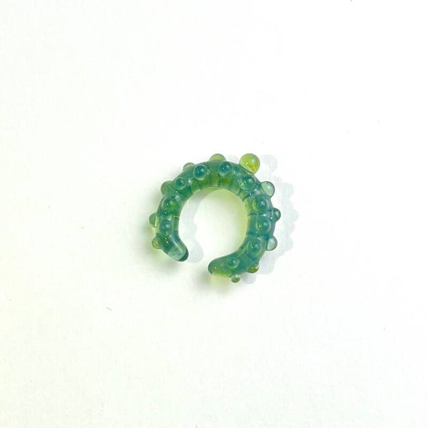 Nausznica Pixie transparentna zieleń