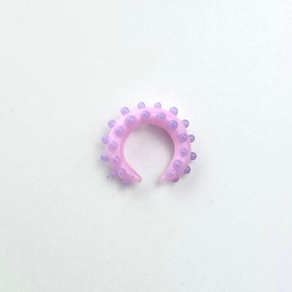 Nausznica Pixie róż + fiolet