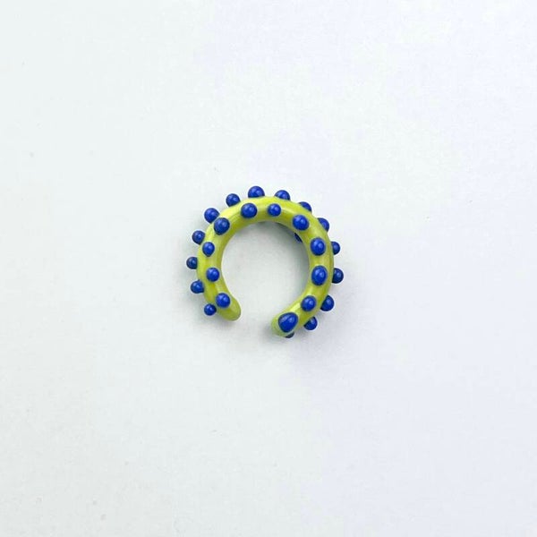 Nausznica Pixie zielone jabłuszko + niebieski