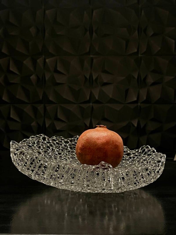 LEKKOŚĆ BYTU - unikalna szklana ażurowa patera | 6.11.2025