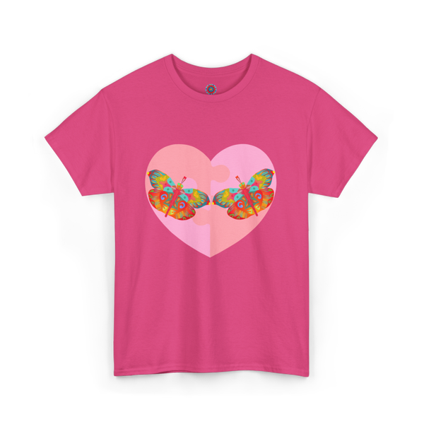 Butterfly Valentines Unisex Heavy Cotton Tee