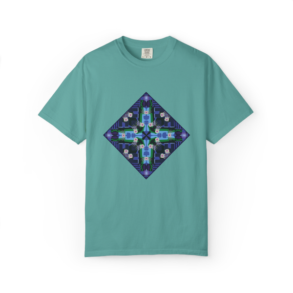 Jellyfish at the Crossroads Unisex Garment-Dyed T-shirt