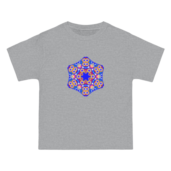 Floral Sea Coral Beefy-T® Short-Sleeve T-Shirt
