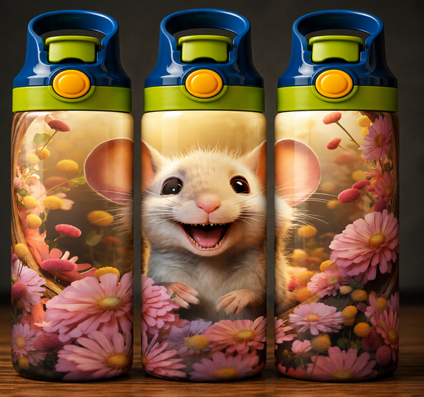 🦁 Kinder Trinkflasche mit Cartoon Motiv 10🌸