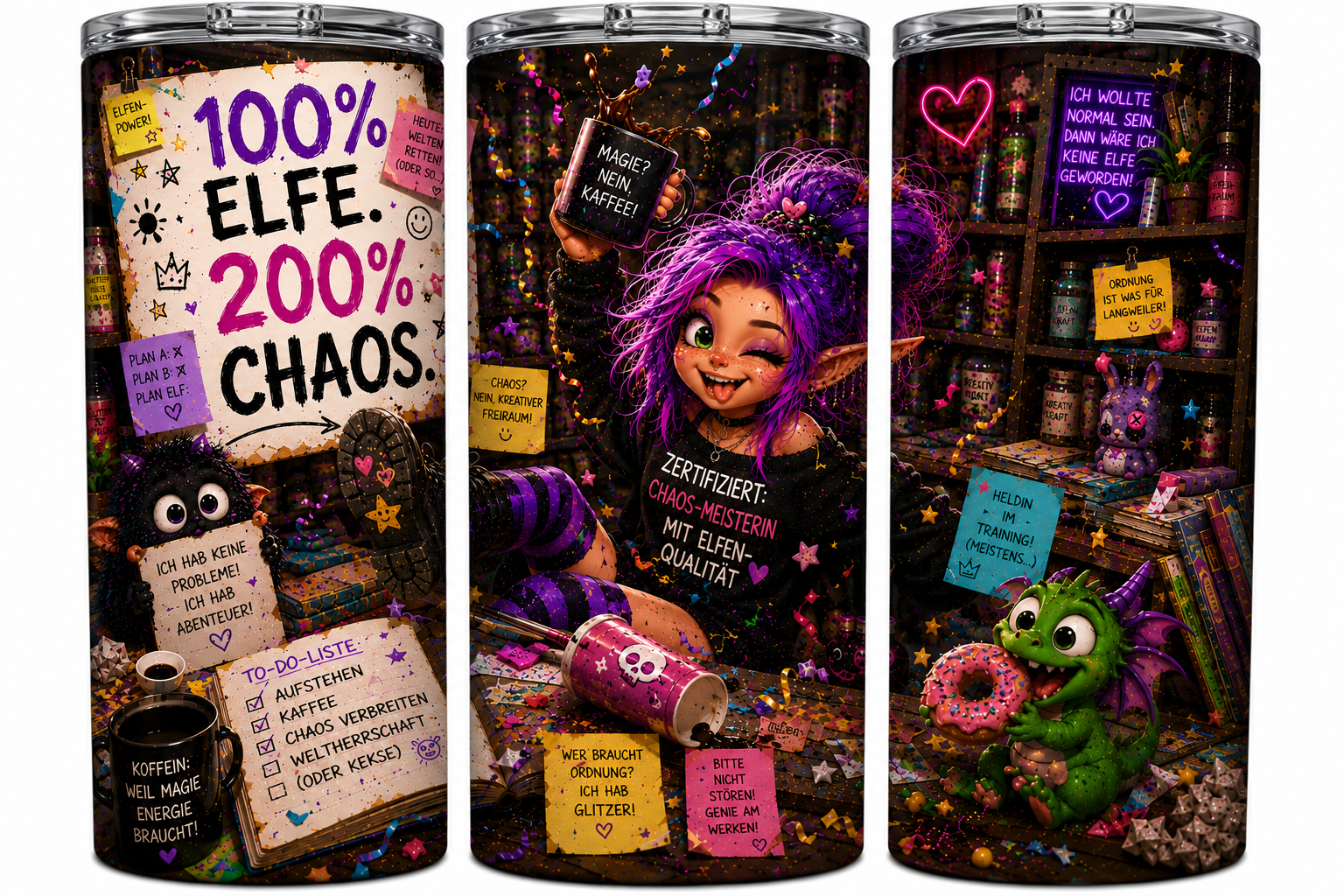 🧚‍♀️ 100 % Elfe. 200 % Chaos. ✨💜