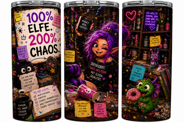 🧚‍♀️ 100 % Elfe. 200 % Chaos. ✨💜
