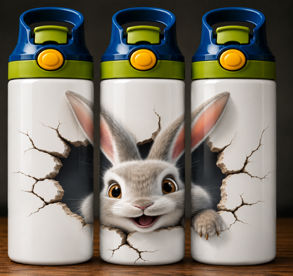 🦁 Kinder Trinkflasche mit Cartoon Motiv 12🌸