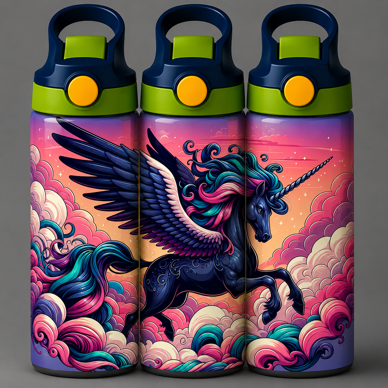 🦁 Kinder Trinkflasche mit Einhorn Motiv 13🌸
