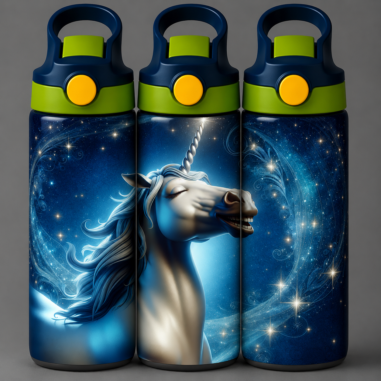 🦁 Kinder Trinkflasche mit Einhorn Motiv 14🌸