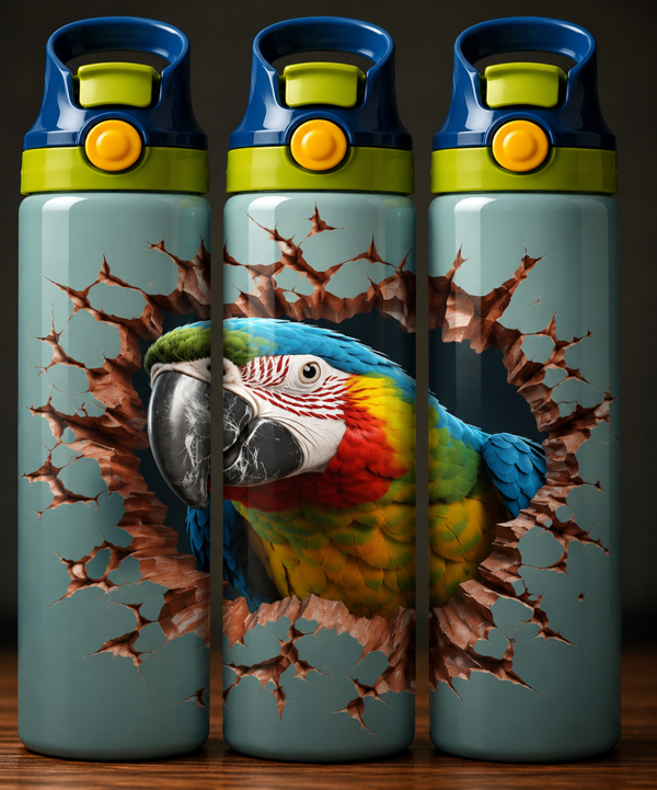 🦁 Kinder Trinkflasche mit Cartoon Motiv 14🌸