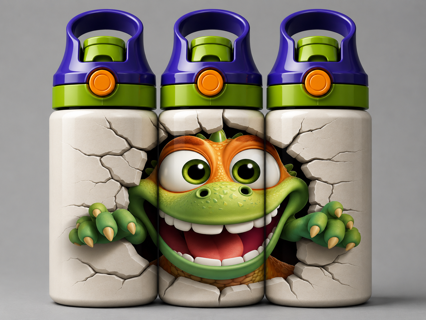🦁 Kinder Trinkflasche mit Dino Motiv 16🌸