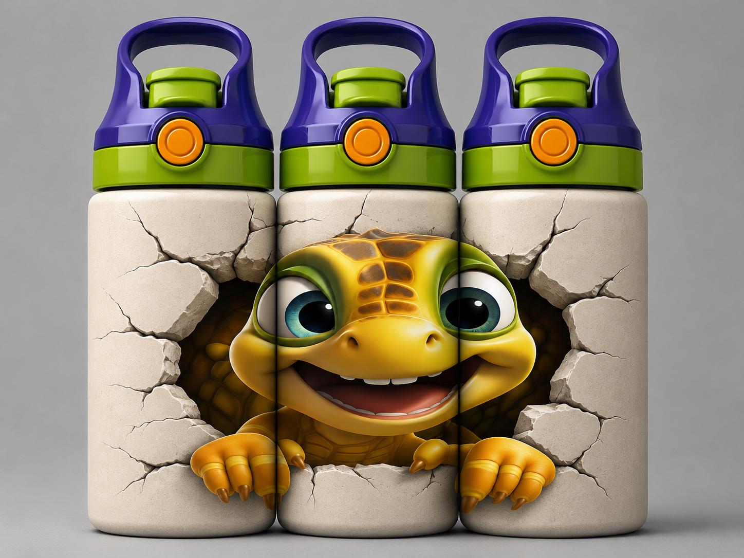 🦁 Kinder Trinkflasche mit Dino Motiv 18🌸