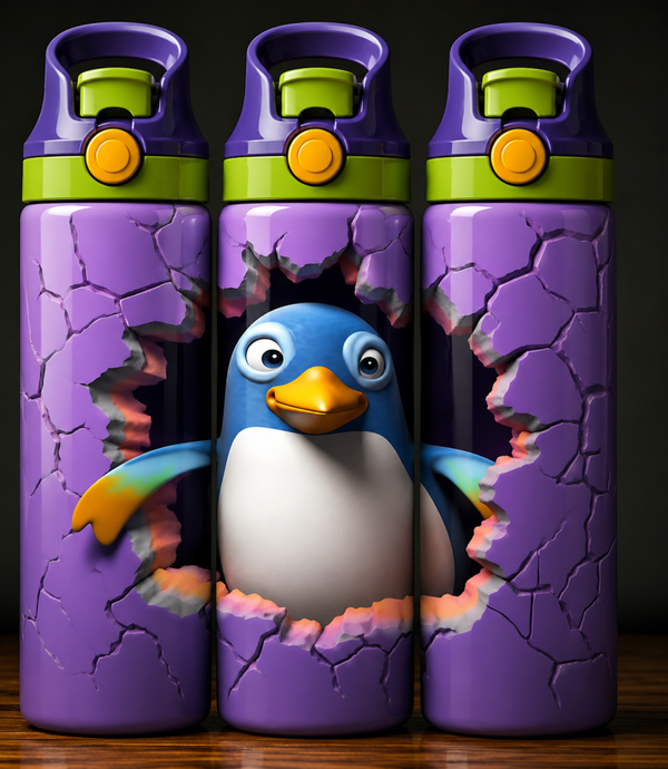 🦁 Kinder Trinkflasche mit Cartoon Motiv 18🌸