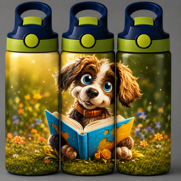 🦁 Kinder Trinkflasche mit Motiv 2🌸