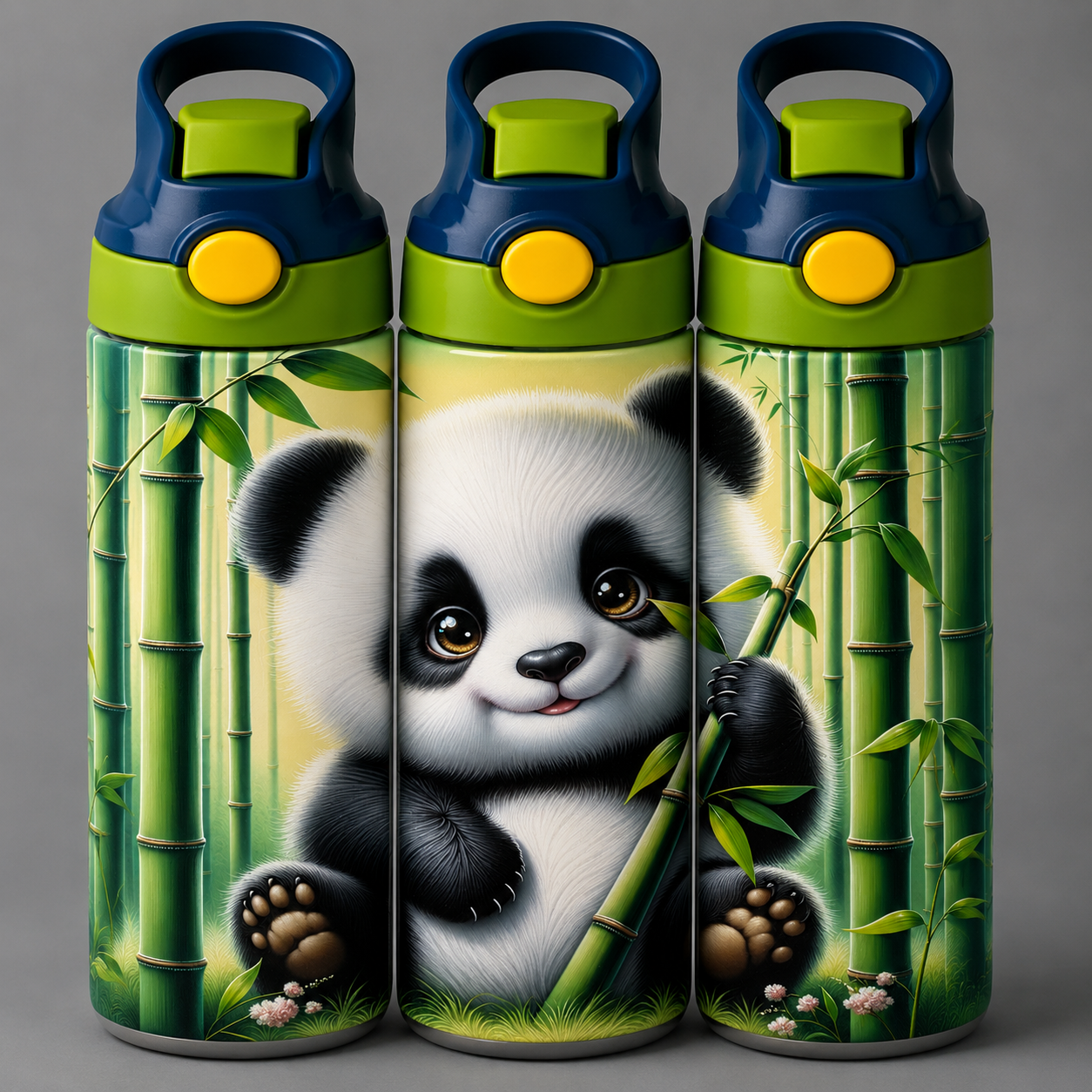 🦁 Kinder Trinkflasche mit Pander Motiv 3🌸