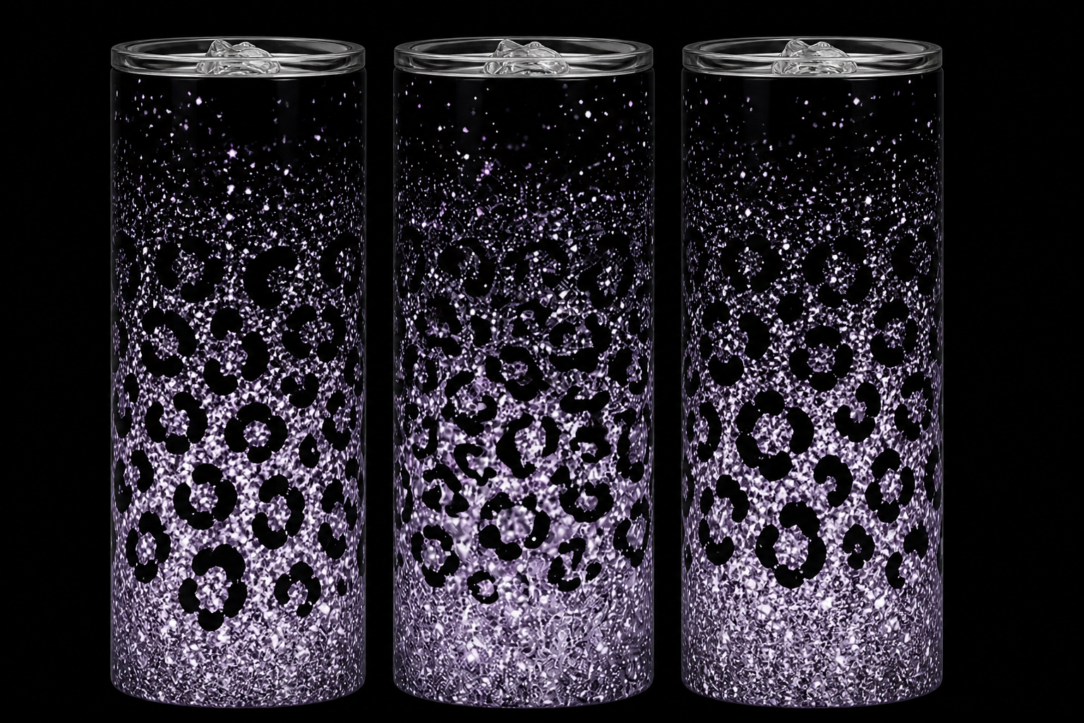 Edelstahl-Thermobecher Glitter 6