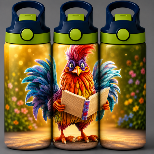 🦁 Kinder Trinkflasche mit Motiv 4🌸