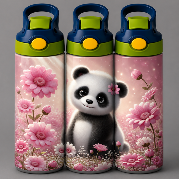 🦁 Kinder Trinkflasche mit Pander Motiv 4🌸