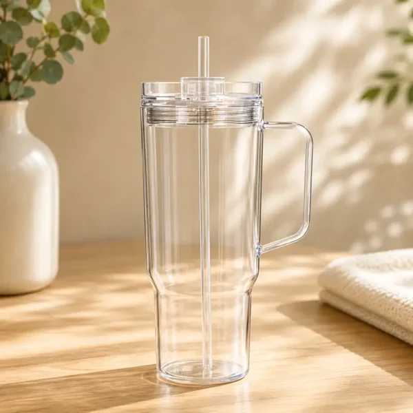 🥤 Double Wall Tumbler mit Henkel 40 oz (ca. 1,18 L)