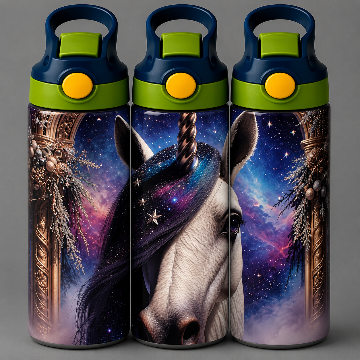 🦁 Kinder Trinkflasche mit Einhorn Motiv 5🌸