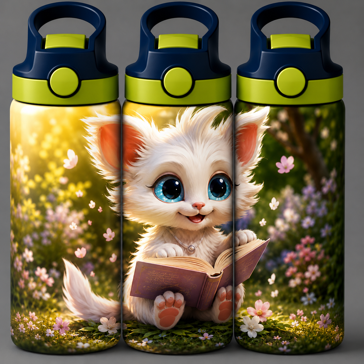 🦁 Kinder Trinkflasche mit Motiv 6🌸