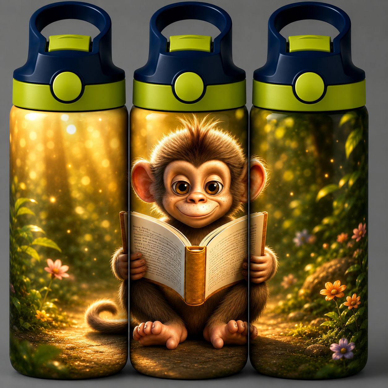 🦁 Kinder Trinkflasche mit Motiv 7🌸