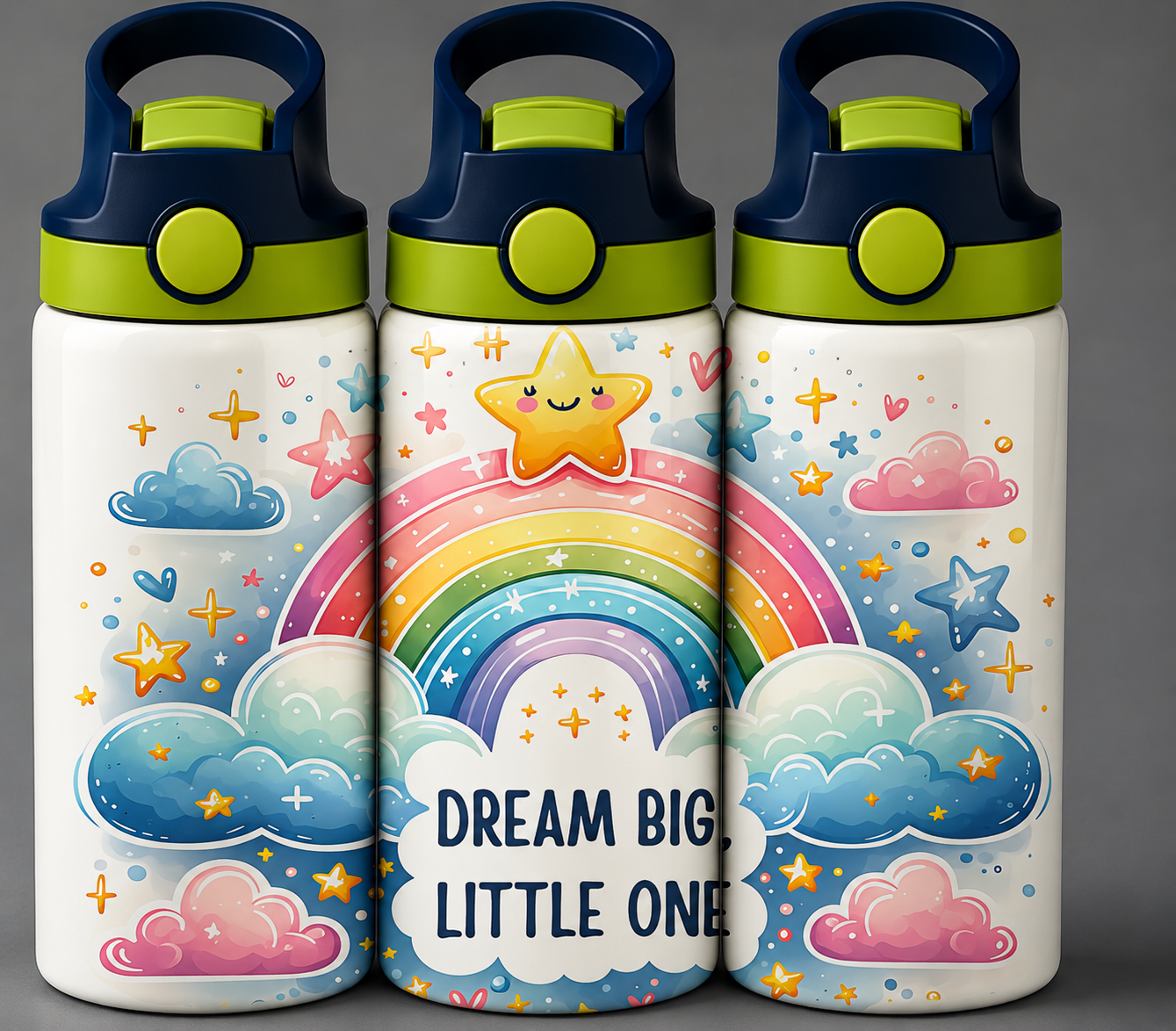 🦁 Kinder Trinkflasche mit Motiv 9🌸