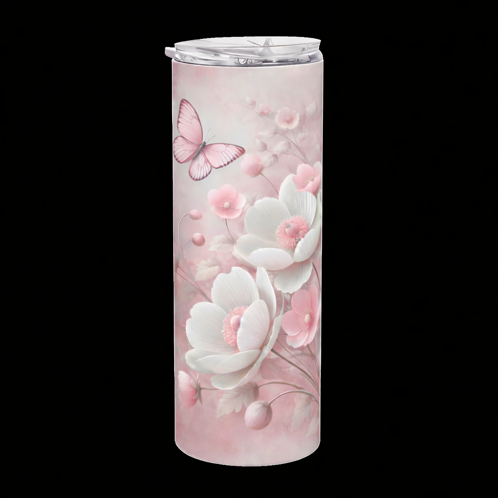 Edelstahl-Thermobecher – Blume 1