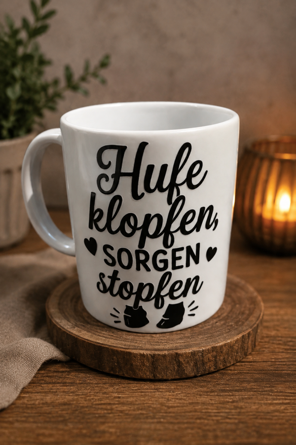 Eine besondere Tasse für Menschen mit Leidenschaft für Pferde