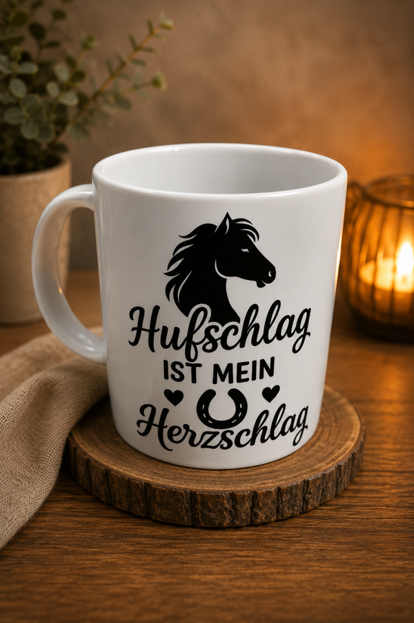 Eine besondere Tasse für Menschen mit Leidenschaft für Pferde