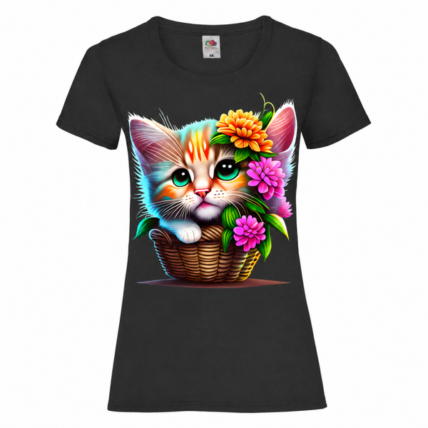 🌈😻 Cute Cat Soccer Shirt – Farbenfrohe Katze mit Ball ⚽💖