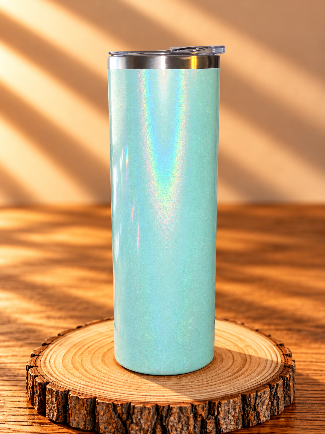 Edelstahl-Thermobecher Metallic Türkis