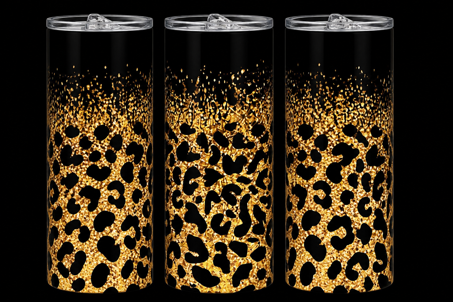 Edelstahl-Thermobecher Glitter 7