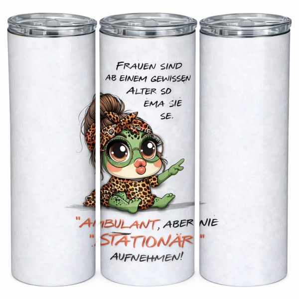 Edelstahl Thermobecher - Frauen sind 🐸