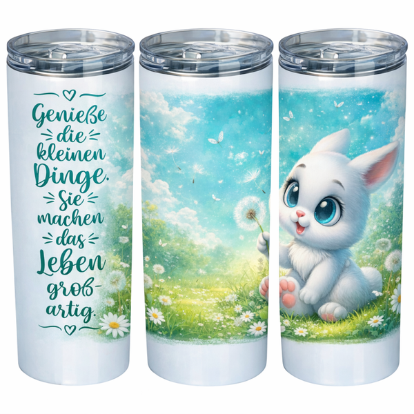 Edelstahl Thermobecher - Genieße die kleinen Dinge ...🐰