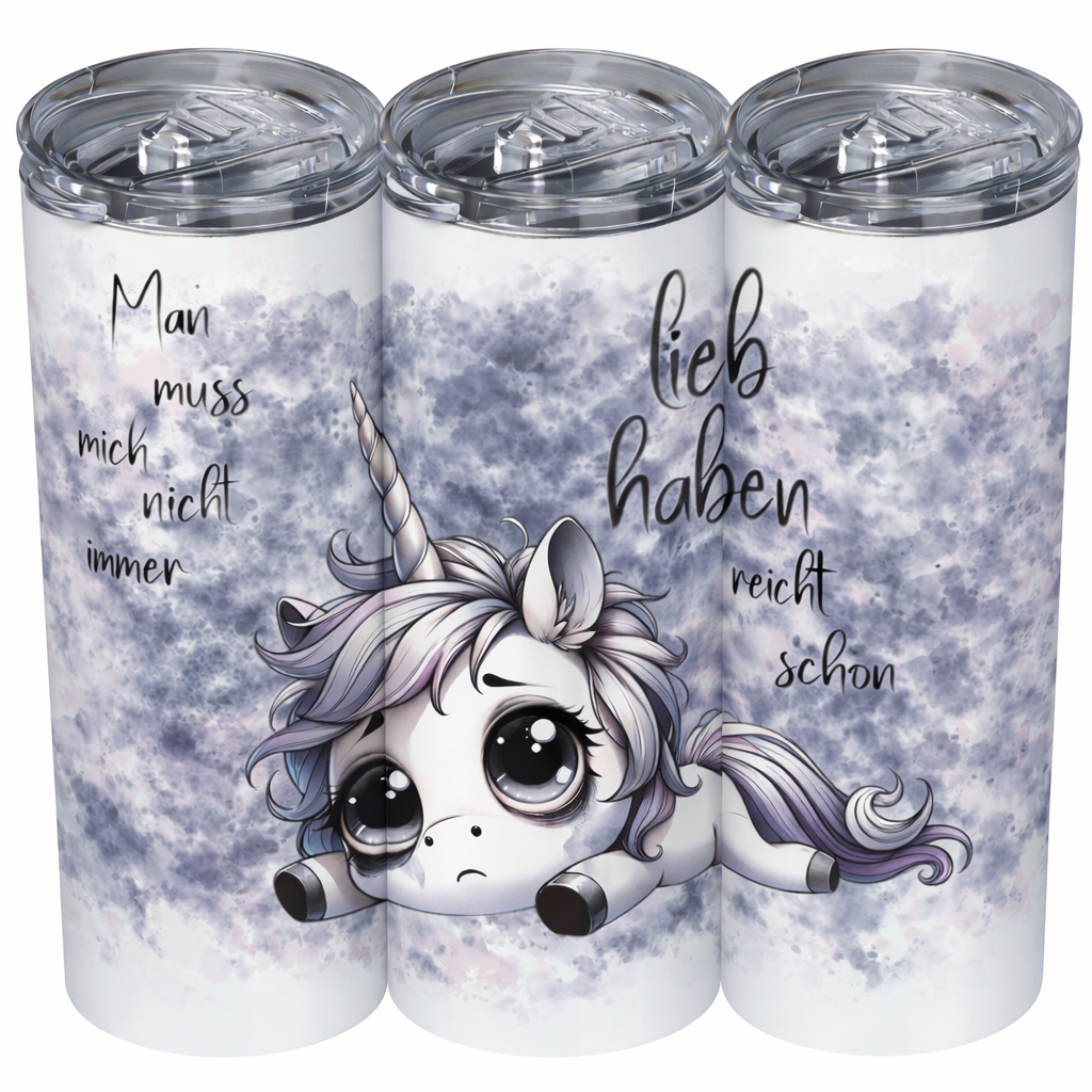 Edelstahl Thermobecher - Lieb haben 🦄