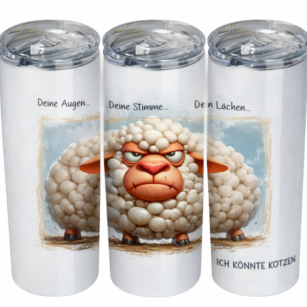 Edelstahl Thermobecher - Ich könnte kotzen... 🐑