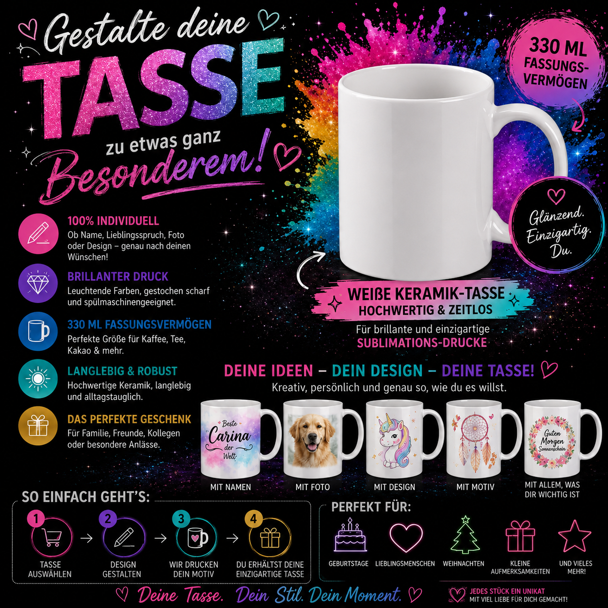 ☕Pure White Mug ☕