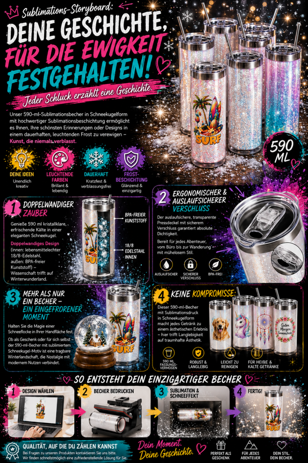 ✨ GlitterWave Tumbler ✨